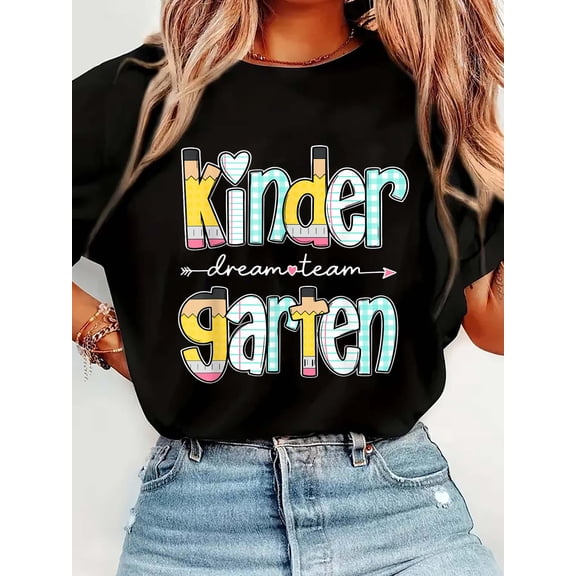 Kindergarten Dream Team Back to School Teacher Student T-Shirt