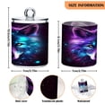 thumbnail image 3 of Wolf Head with Nebula Translucent Plastic Cans Storage Canisters with Lid Set of 2, 3 of 7