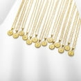 thumbnail image 5 of Murtoo round letter necklace for women 18 inch alphabet initial pendant chain A to Z jewelry, 5 of 5