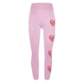 thumbnail image 6 of Feancey Prime Sales Today Womens Leggings Tummy Control Dressy Casual Heart Print Workout Tights Valentines Day Stretchy High Waist Sports Yoga Pants Pink S, 6 of 7