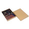 thumbnail image 1 of 11Pcs Feather Quill Pen Set For Beginners, Antique Refillable Ink Dip Pens For Writing, Drawing, Signature, Wedding, Birthday Gifts, With Notebook, 1 of 8