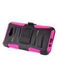 thumbnail image 4 of for Samsung Galaxy J7 Prime On Nxt G610 Case Phone Case Belt Clip Holster Double 2 Kickstands Hybrid Shock Guard Bumper Cover Pink, 4 of 4
