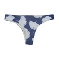 thumbnail image 2 of Tavik Womens Ali Minimal Coverage Bikini Swim Bottom, Blue, X-Small, 2 of 2