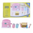 thumbnail image 1 of Tostadoras de simulación, Kit para hornear pan, juegos de simulación de madera para niños, juego de rol de cocina, Kit para hornear pan, 1 of 9