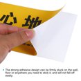 thumbnail image 4 of Unique Bargains Caution Wet Floor Sticker Sign, 11.8' x 3.9' PVC Self Adhesive Caution Slippery When Wet Decal Yellow 4Pack, 4 of 5