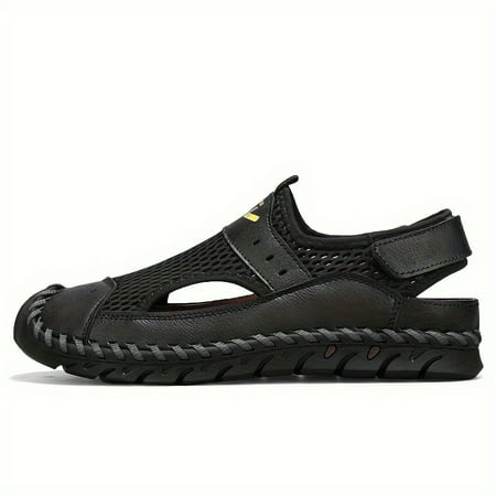

Plus Size Men s Outdoor Activities Men s Mesh Breathable Close Toe Sandals Comfy Non Slip Durable Rubber Sole Beach Water Shoes