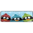 thumbnail image 5 of Dreamtimes Christmas Cute Penguins Hallway Runner Rug 2'x6' Kitchen Rug with Rubber Backing Winter Snowflakes Non Slip Entryway Rug Runner Washable Soft Area Rug for Hallway Bedroom Kitchen Decor, 5 of 6