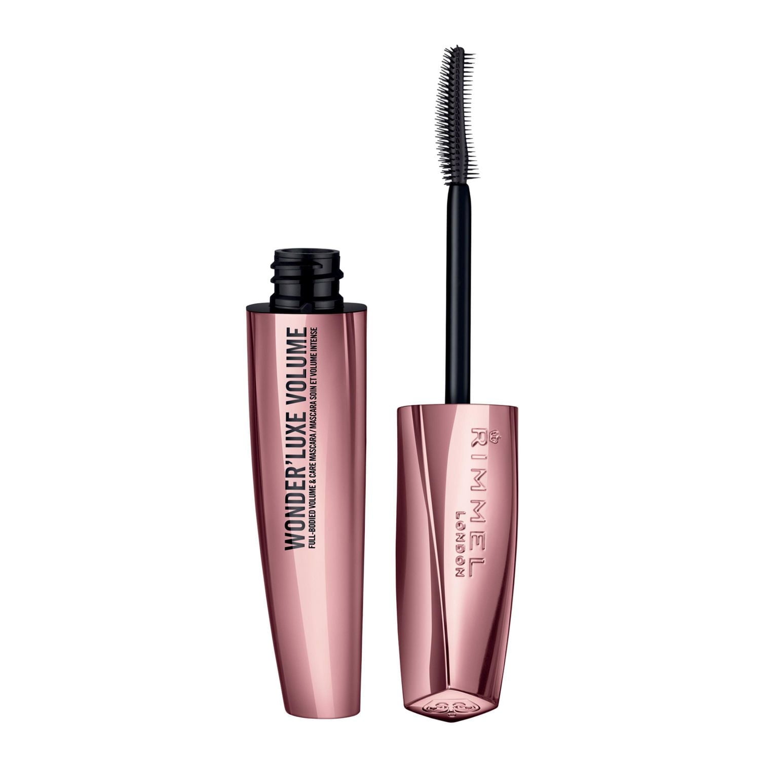 Rimmel Wonder'Luxe Volume Mascara, Defines & infused with 4 caring oils: Argan, maracuja, marula & camellia, long lasting, 100% Cruelty-Free, Infused with caring oils