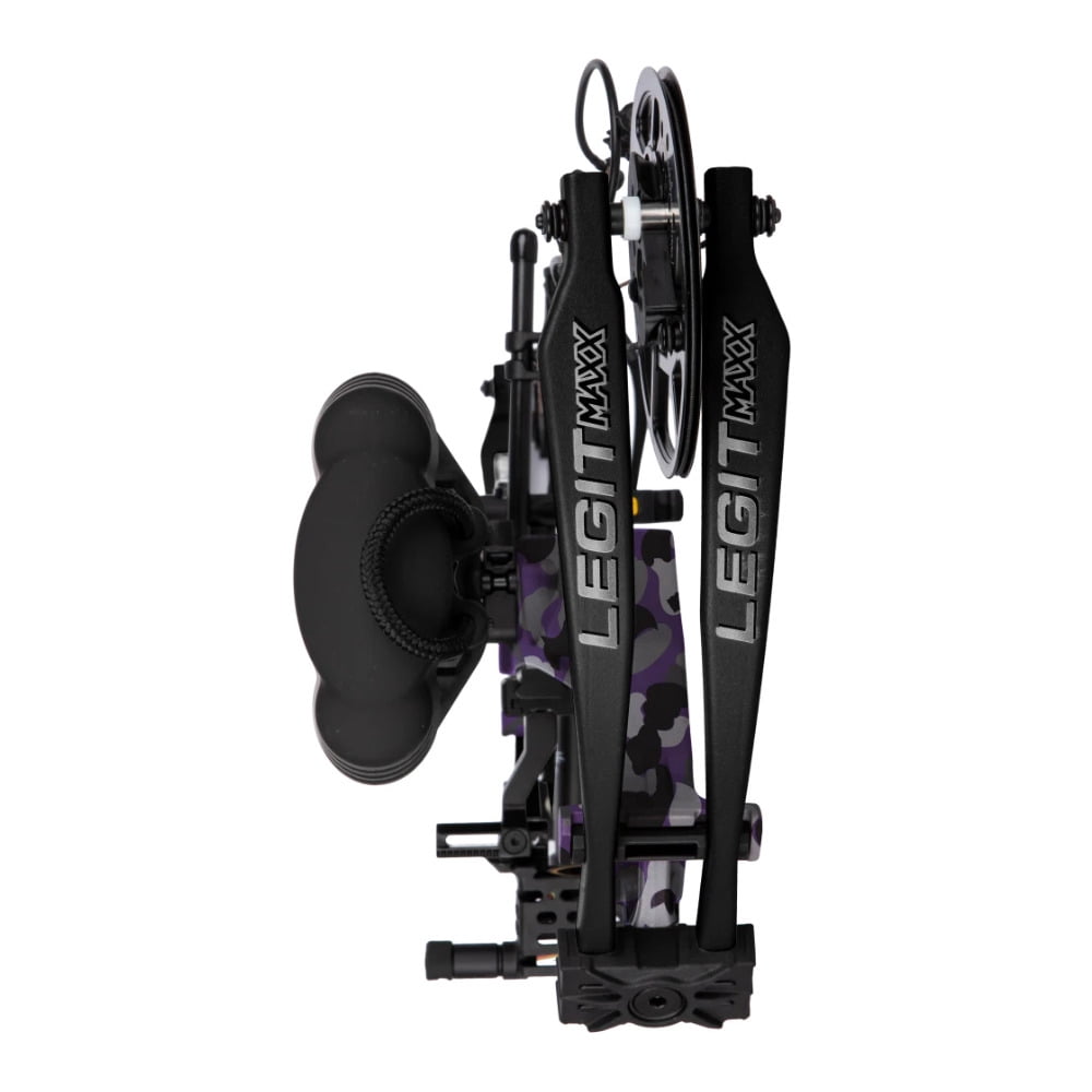 Bear Archery Legit Maxx RTH Right-Hand Compound Bow (10-70 lbs) - Fred Bear Twilight/Black
