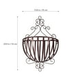 thumbnail image 4 of LULULION Metal Flowerpot Holder Coffee Easy Install for Balcony Garden, 4 of 6