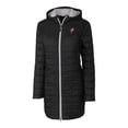 thumbnail image 2 of Women's Cutter & Buck Black Ohio State Buckeyes Vault Rainier Primaloft Eco Hooded Long Coat, 2 of 3
