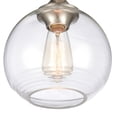 thumbnail image 5 of Elk Home 8-Inch Wide Angie Semi Flush Mount, Transitional-Satin Nickel, 5 of 5