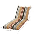 thumbnail image 6 of Greendale Home Fashions 73'' x 23'' Outdoor Chaise Lounge Cushion, Brick Stripe, 6 of 8