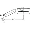 thumbnail image 6 of hansgrohe 28504831 Raindance Polished Nickel S 100 Air 3Jet Handshower, 6 of 6