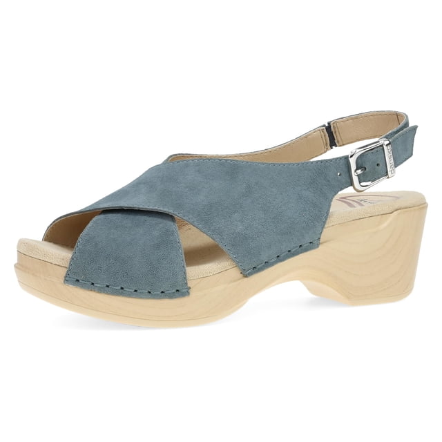 Sandalia Dansko Sloane Ligera con Soporte para el Arco Denim Talla 7.5-8 US