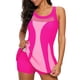 thumbnail image 2 of Traje de baño de una pieza Zando Hot Pink Splice para mujer, 2 of 6