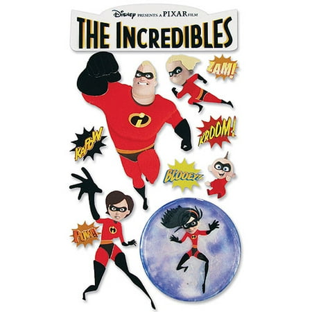 Disney Le Grande Dimensional Stickers, T