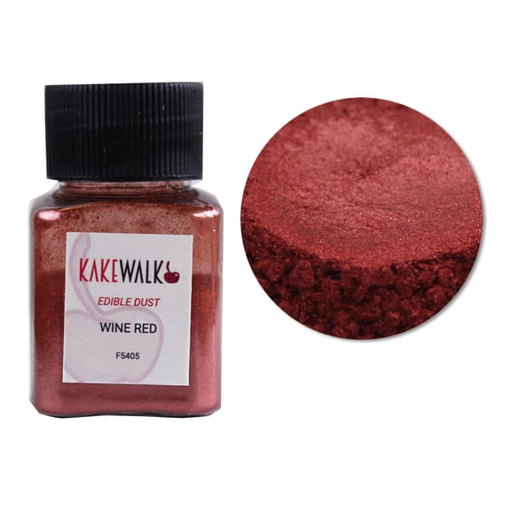 Wine Red - Kakewalk Edible Luster Dust  10 grams