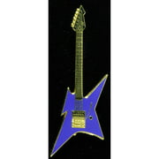 Harmony Jewelry BC Rich Ironbird Electric Guitar in Gold and Blue