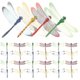 thumbnail image 2 of 25pcs Fridge Magnets 3d Dragonfly Refrigerator Magnets Pvc Whiteboard Magnets, 2 of 2