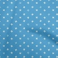 thumbnail image 1 of oneOone Polyester Spandex Medium Blue Fabric Silhouette Sewing Material Print Fabric By The Yard 56 Inch Wide, 1 of 4
