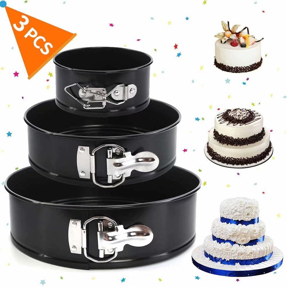 4pcs TALL springform cake pan drip cake baking tin cakes mould 4 inch –  Sweet Confessions