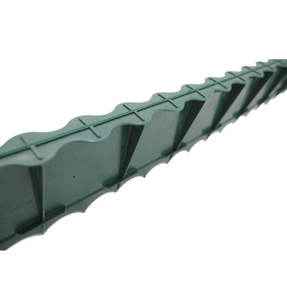Master Mark Premier 4 ft. Poundable Landscape Edging, Garden Border Landscaping, Decorative Scalloped Design 4 ft Long (Green) Plastic 97301-1