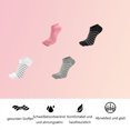 thumbnail image 3 of Calcetines de algodón con cinco dedos para mujer, calcetines deportivos con dedos para mujer, para deportes, correr, ocio, calcetines transpirables y coloridos, 4 pares, 3 of 4