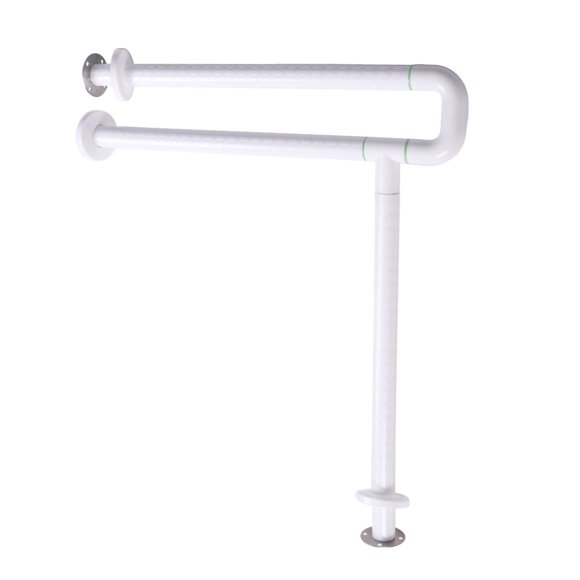 Barra Para Inodoro, Barra De Apoyo Para Inodoro Blanca, Multiusos, Plegable, Evita Resbalones, Fácil Instalación Para Discapacitados En El