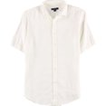 thumbnail image 1 of Club Room - Camisa con botones a cuadros para hombre, color blanco, pequeña, 1 of 1