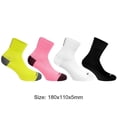 thumbnail image 3 of Calcetines deportivos para ciclismo, cómodos, para hombres y mujeres, calcetines transpirables para correr (rosa), 3 of 6
