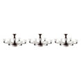 thumbnail image 3 of ZheElen Trendy Chic Miniature Chandelier Ceiling Lamp Model Layout Decor Accessories Bronze White Light 8.2x4.5cm 3Set, 3 of 6