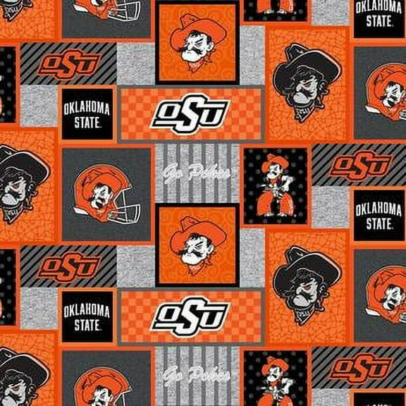 NCAA-Oklahoma state osu-1177 College patch fleece