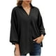thumbnail image 1 of Moda Mujer Camiseta de manga larga Otoño Frente abierto Prendas de abrigo sueltas Blusa sólida Abrigo Tops Fridja  czfsfas6734, 1 of 9