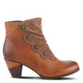 thumbnail image 5 of L`Artiste Belgard Women's Bootie with Vintage Embossed Leather Detail, 5 of 7