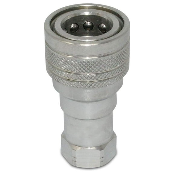 Kubota 7J417-66320 Replacement Female Hydraulic Quick Coupler, 3/8” NPT