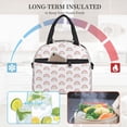 thumbnail image 4 of Naloa Rainbow Print Lunch Bag for Women & Men Insulated Lunch Box or Cooler Lunch Tote Bags for Work, Travel, Outdoor, 4 of 5
