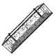 thumbnail image 1 of OUNONA 1Ud Soporte Para Con Estructura De Hierro Para Almacenamiento Durable En Negro, 1 of 6