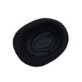 thumbnail image 4 of WITHMOONS Fedora Hat Aztec Pattern Trilby Short Brim with Band LD61347 (Black), 4 of 4