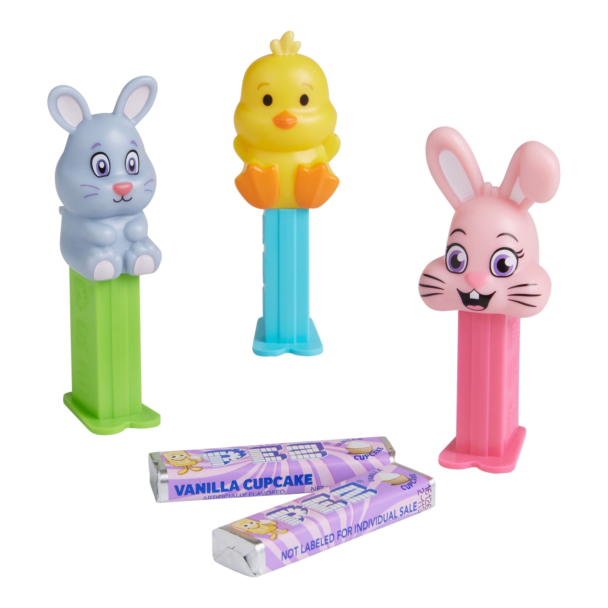 PEZ Mini Easter Egg with Mini Dispenser and Two Candies (Pink