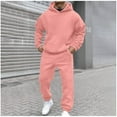 thumbnail image 2 of Miluxas Sweat Suits For Men Set 2 Piece Hoodie Jogger Long Sleeve Sweatsuits Hoodie and Pants, 2 of 9
