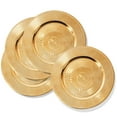 thumbnail image 2 of MEDALLION GOLD ELECTROPLATED CHARGER SET/4 13"D, 2 of 6
