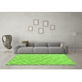 thumbnail image 3 of Ahgly Company Indoor Round Abstract Green Modern Area Rugs, 8' Round, 3 of 4