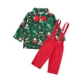 thumbnail image 2 of Camisa de disfraz de Navidad con pajarita CUTICAT Trajes navideños para niños Manga larga M, 2 of 8