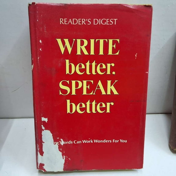 Pre-Owned Reader's Digest Write Better, Speak Better (Hardcover) 0895770067 9780895770066