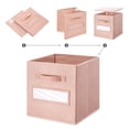 thumbnail image 4 of Storage Cube artsdi, tela plegable de 11 pulgadas, color rosa (juego de 10), 4 of 5