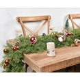 thumbnail image 5 of TETOU 6ft Christmas Pine Cypress Artificial Greenery Garland, Fake Pine Christmas Garland for Holiday Mantel Fireplace Centerpiece Decoration(not include pine cones or other decorations, 5 of 8