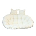 thumbnail image 3 of Cojín para silla colgante, grande, grueso, lavable, suave, para hamaca Blanco, 3 of 9