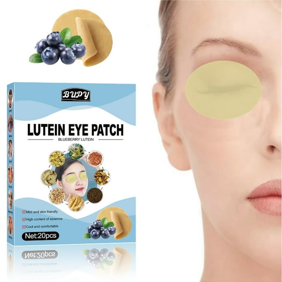 Blueberry Lutein Eye Patch Relieves Eye Fatigue And Dryness Non-woven Cold Compress Eye Patch Eye Mask Eye Patch 20PCS