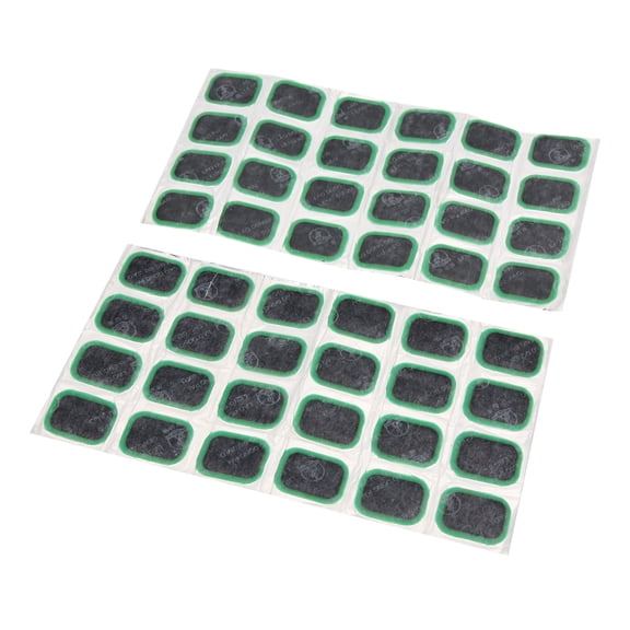 Unique Bargains 48pcs Green Motorcycle Car Tyre Puncture Patches Tire Repair Tool 35 x 24mm